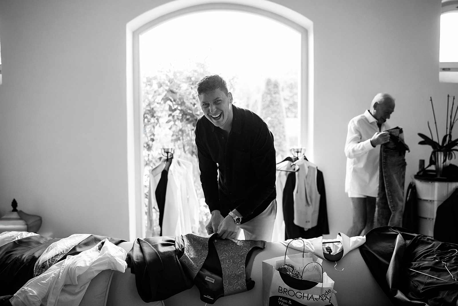 Spass bei der Hochzeit